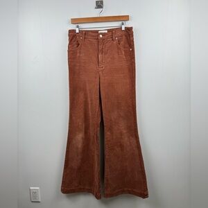 ROLLA'S Brown Corduroy Flare Pants